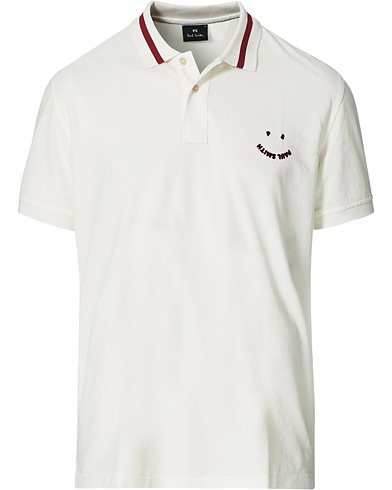  |  Regular Fit PS Happy Logo Polo White