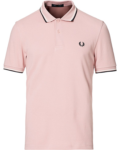 Fred Perry Twin Tip Polo Chalky Pink
