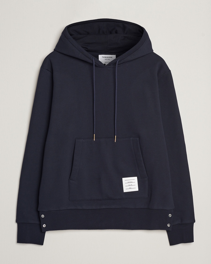  Back Stripe Hoodie Navy