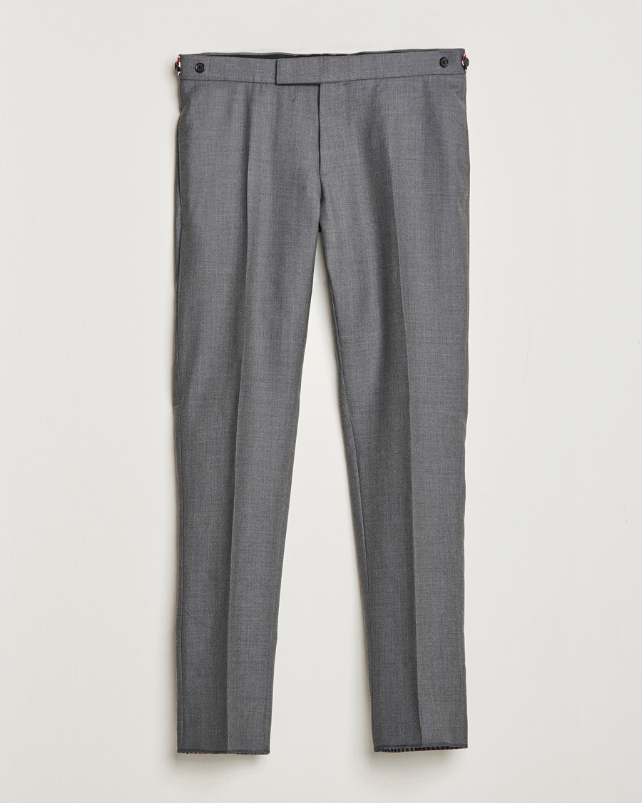Thom Browne Side Tab Trousers Medium Grey Thom Browne Side Tab Trousers Medium Grey