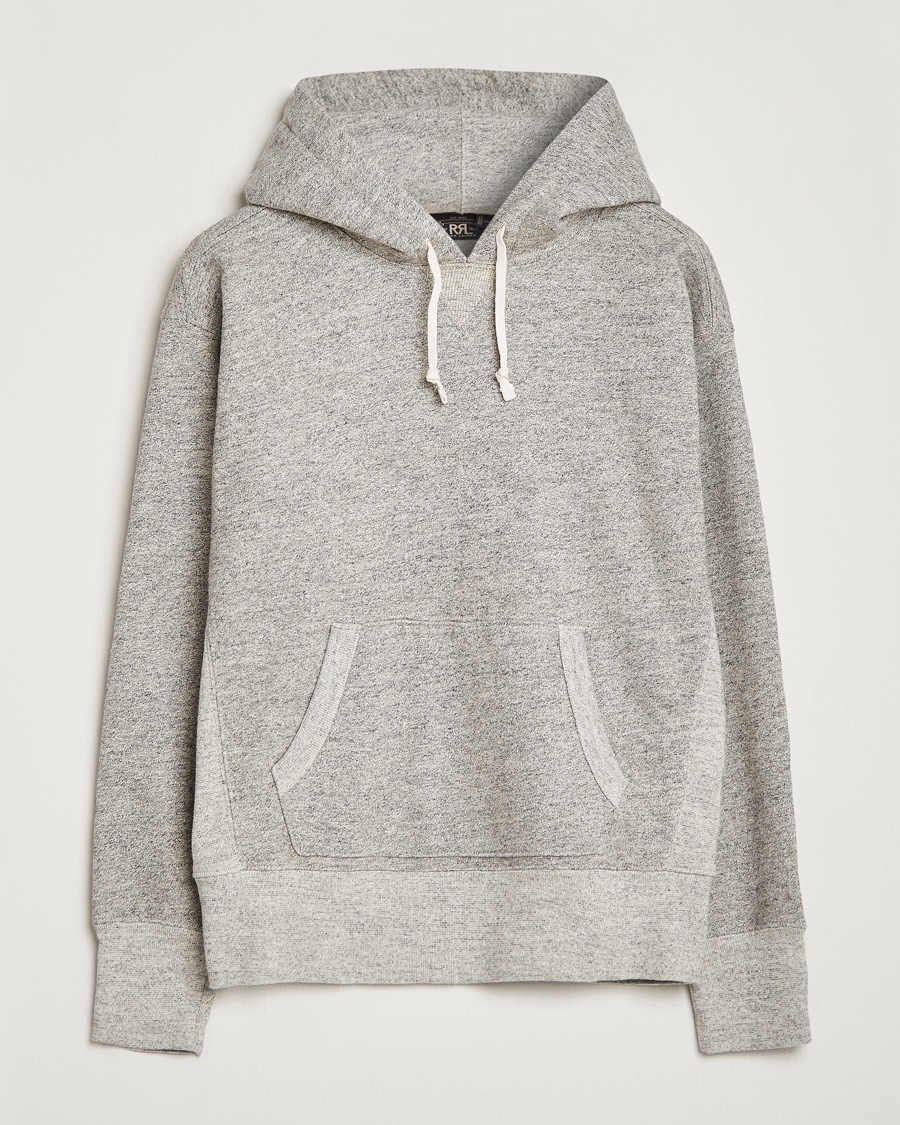 RRL Vintage Cotton Hoodie Athletic Grey RRL Vintage Cotton Hoodie Athletic Grey