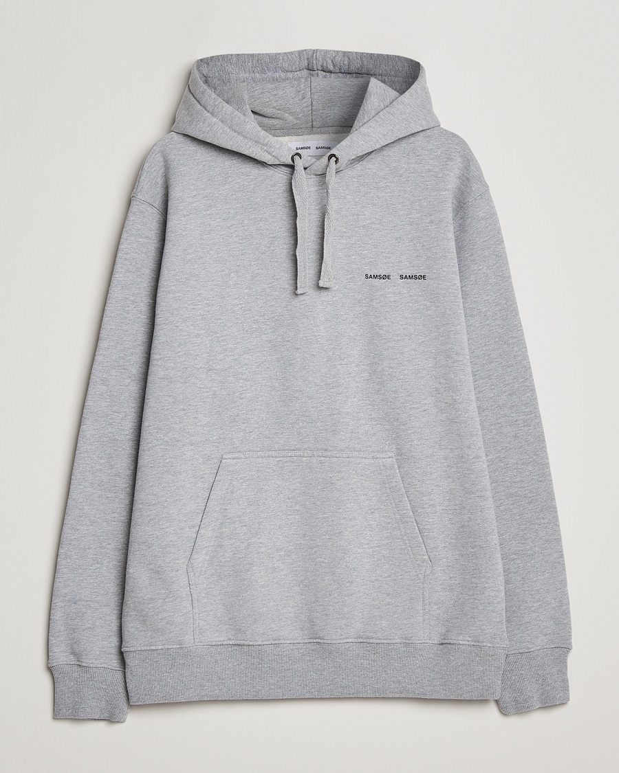 Samsøe Samsøe Norsbro Hoodie Grey Melange – Grå