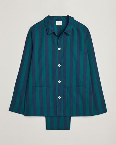 Herre | Til den hjemmekjære | Nufferton | Uno Striped Pyjama Set Blue/Green
