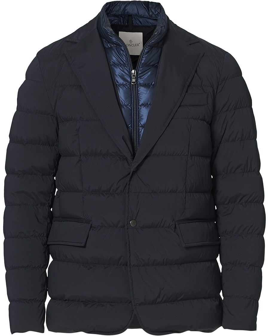 Moncler Ferrandier Down Blazer Jacket Navy Moncler Ferrandier Down Blazer Jacket Navy