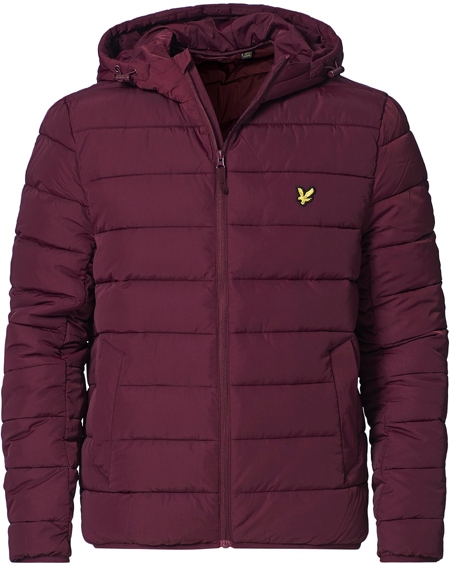 Lyle & Scott Lightweight Puffer Jacket Burgundy Lyle & Scott Lightweight Puffer Jacket Burgundy
