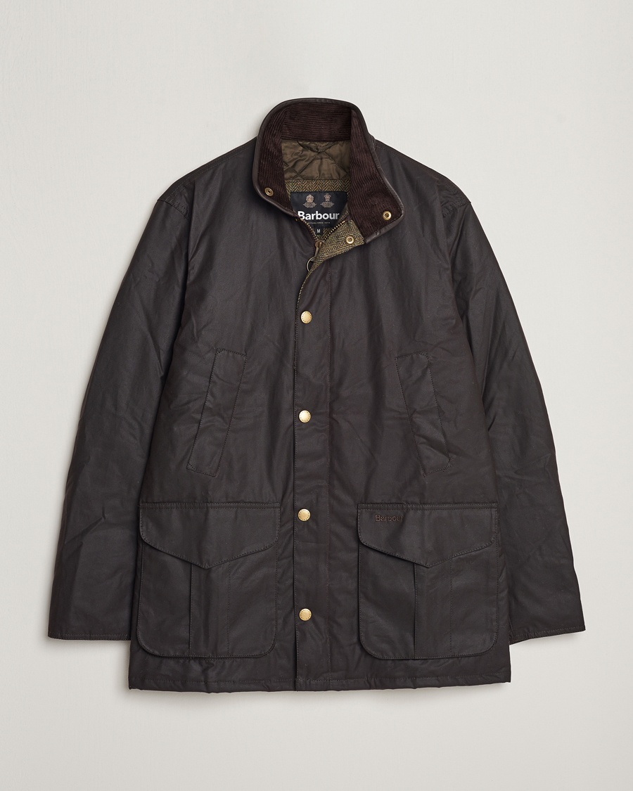Barbour Lifestyle Hereford Wax Jacket Rustic – Brun