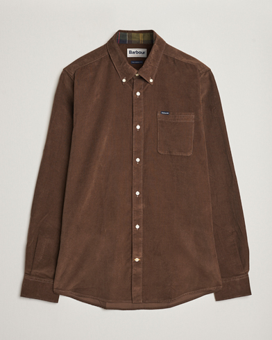 Cordfløyelskjorter |  Ramsey Corduroy Shirt Brown