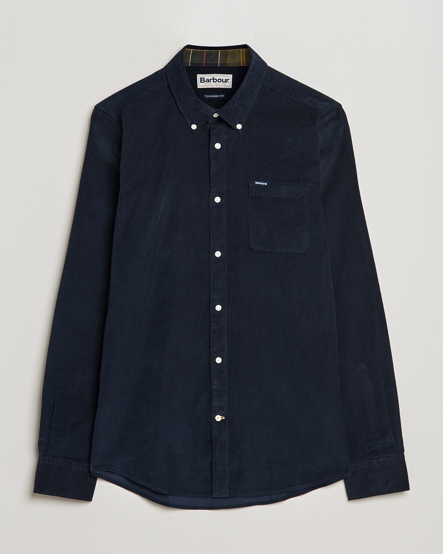 Herre | | Barbour Lifestyle | Ramsey Corduroy Shirt Navy