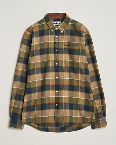 Herre | Flanellskjorter | Barbour Lifestyle | Country Check Flannel Shirt Stone