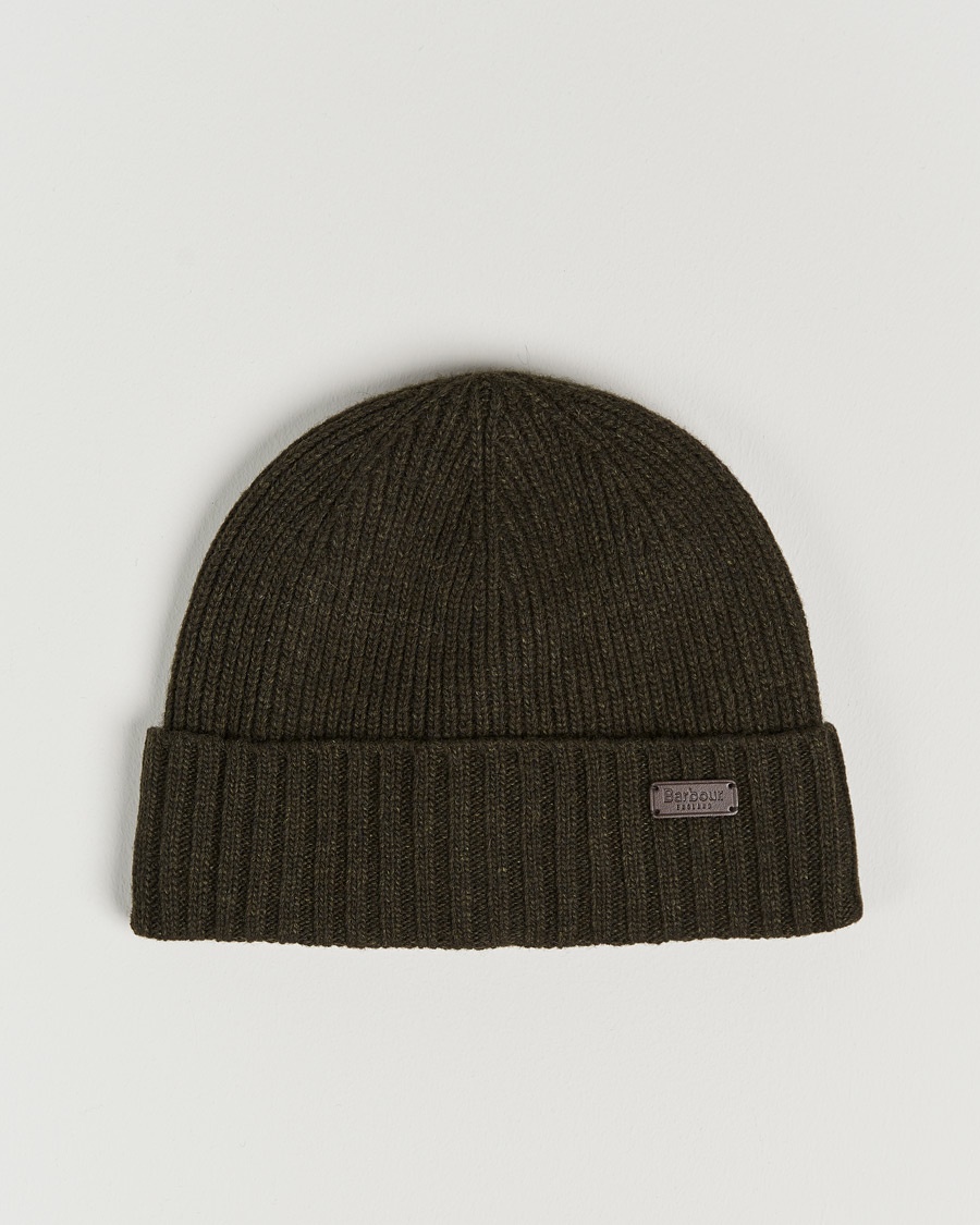 Herre | | Barbour Lifestyle | Carlton Wool Beanie Dark Green
