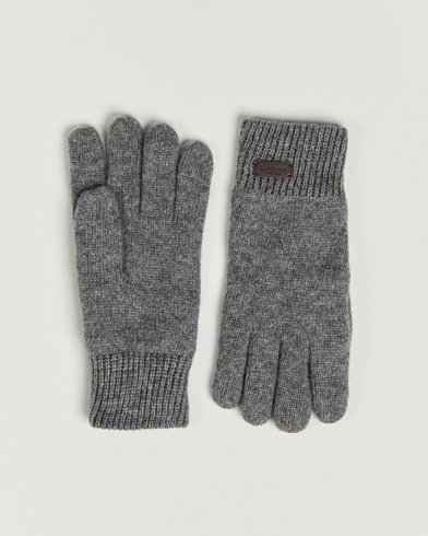 Herre | Hansker | Barbour Lifestyle | Carlton Wool Gloves Grey Marl
