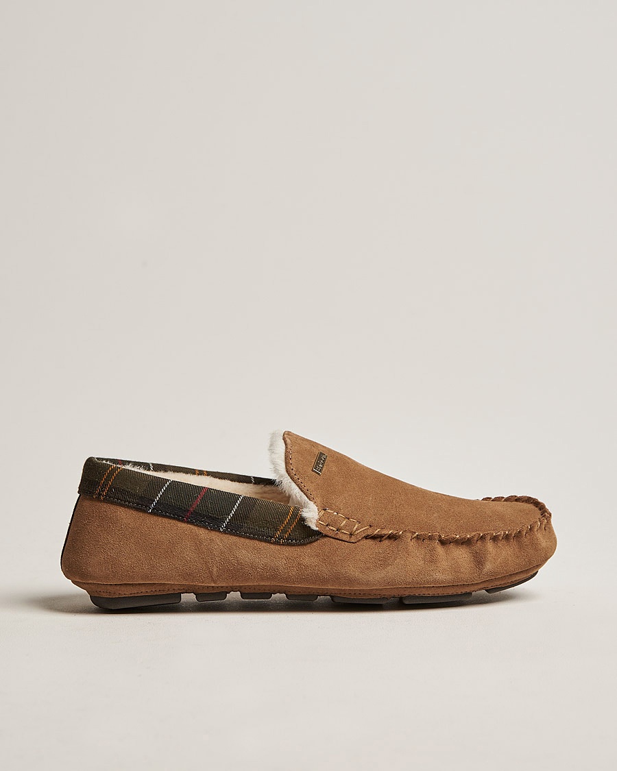 Herre | | Barbour Lifestyle | Monty Indoor Car Shoe Camel Suede