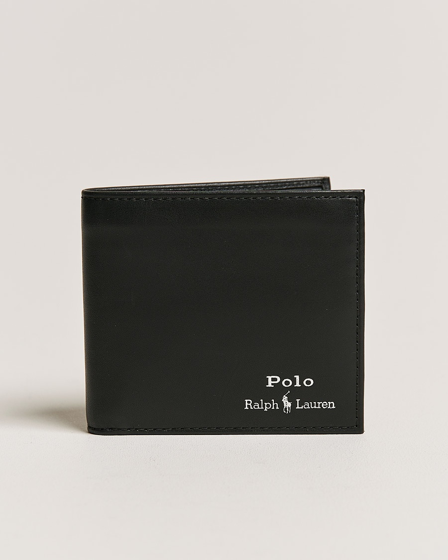 Herre | Vanlige lommebøker | Polo Ralph Lauren | Smooth Leather Wallet Black