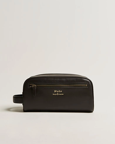 Herre |  | Polo Ralph Lauren | Leather Washbag Brown