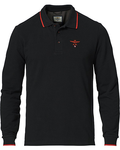 Rugbygensere |  Long Sleeve Polo Jet Black