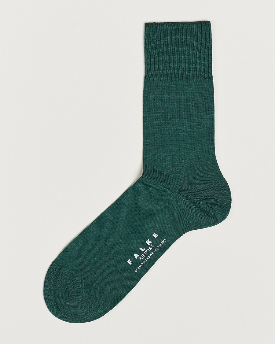 Falke Airport Socks Hunter Green – Grønn