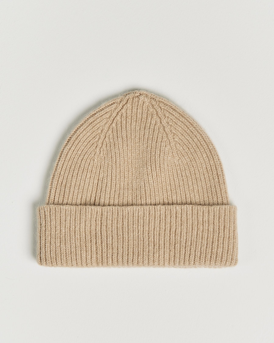  Lambswool/Caregora Beanie Sand