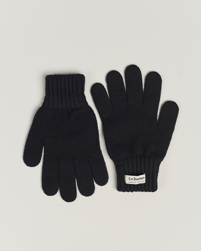 Herre | Le Bonnet | Le Bonnet | Merino Wool Gloves Onyx