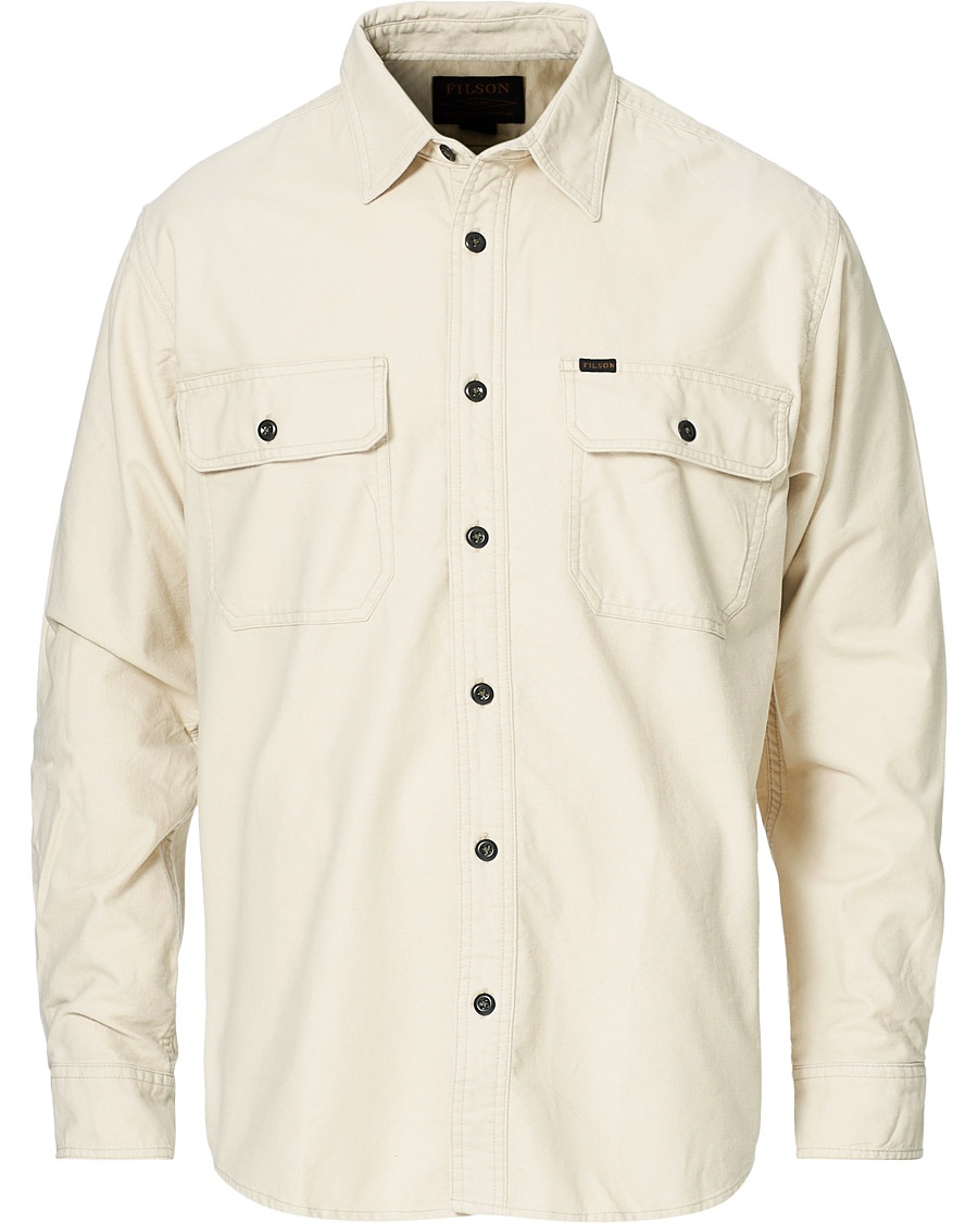 Filson Field Flannel Shirt Off White Filson Field Flannel Shirt Off White