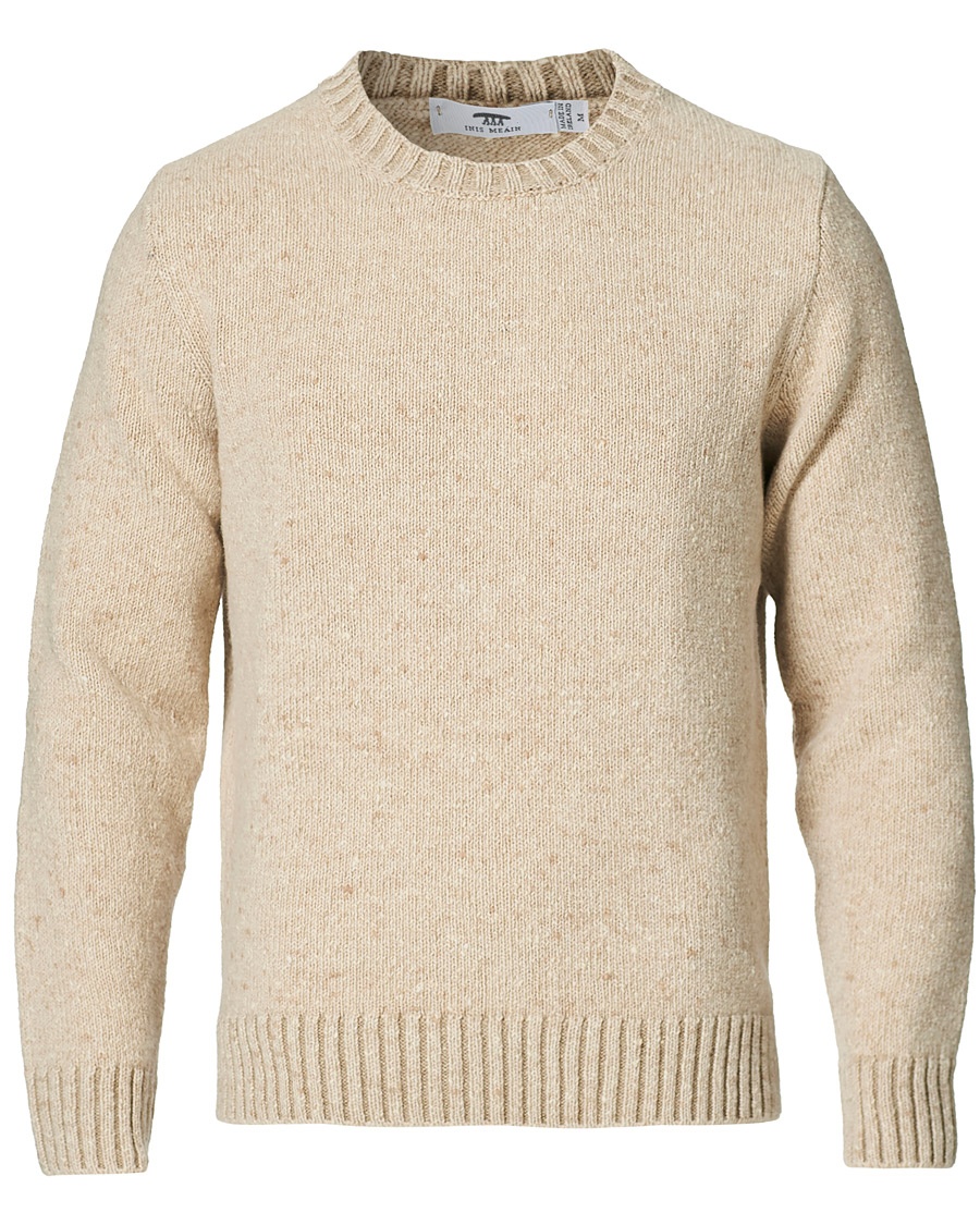  Wool/Cashmere Crew Neck Beige