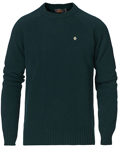  |  Lambswool Knitted Crew Neck Green