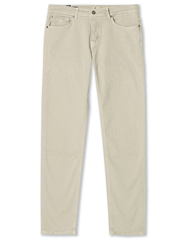 Herre | 5-Pocket-Trouser | Morris | James Brushed Chinos Khaki