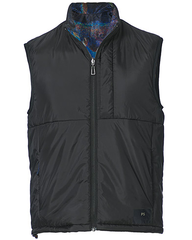  |  Wadded Reversible Vest Black