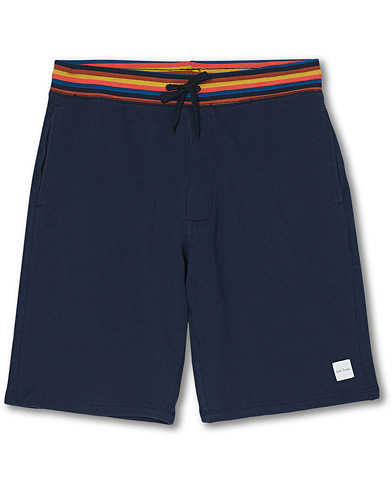 Paul Smith Jersey Cotton Shorts Blue