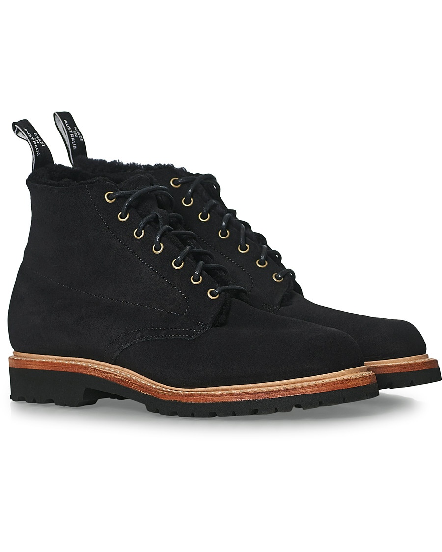 R.M.Williams Urban Rickaby Shearling Boot Nero Suede R.M.Williams Urban Rickaby Shearling Boot Nero Suede