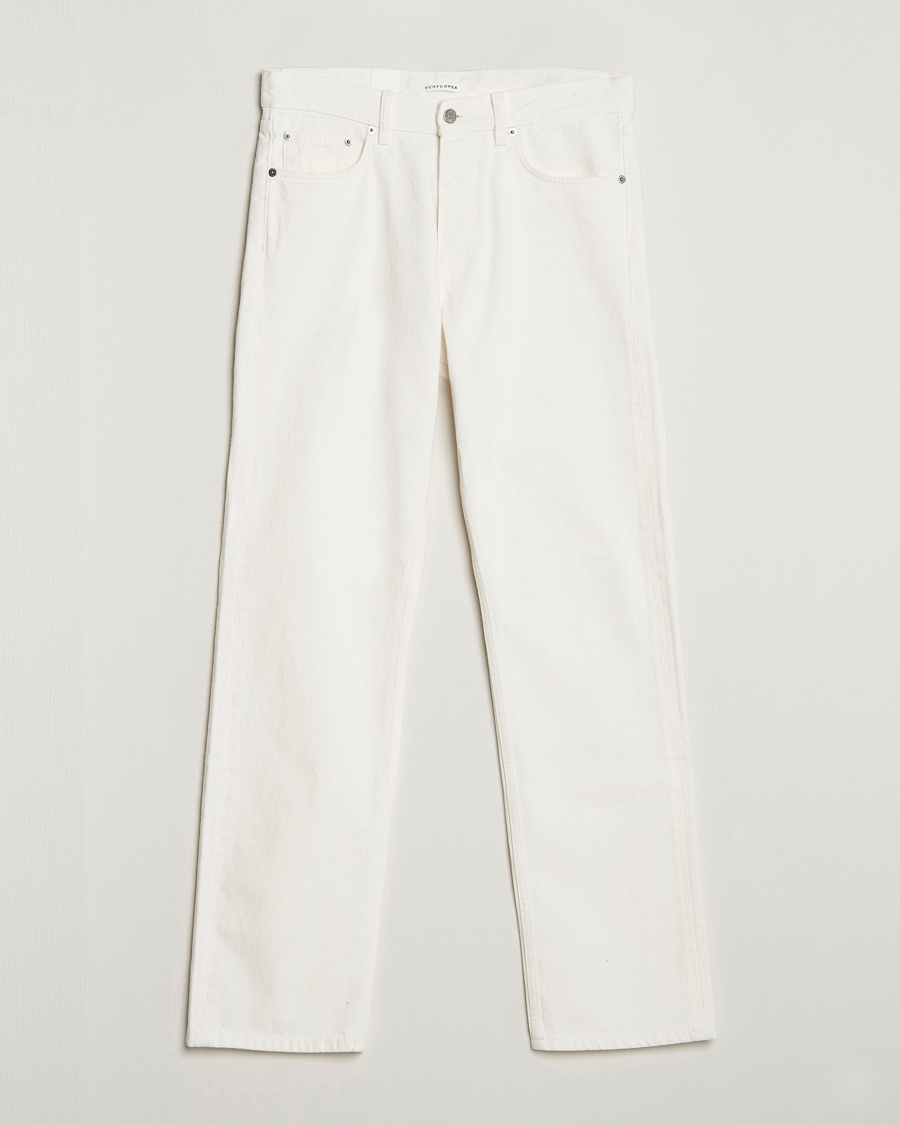 Herre | | Sunflower | Standard Jeans Washed White