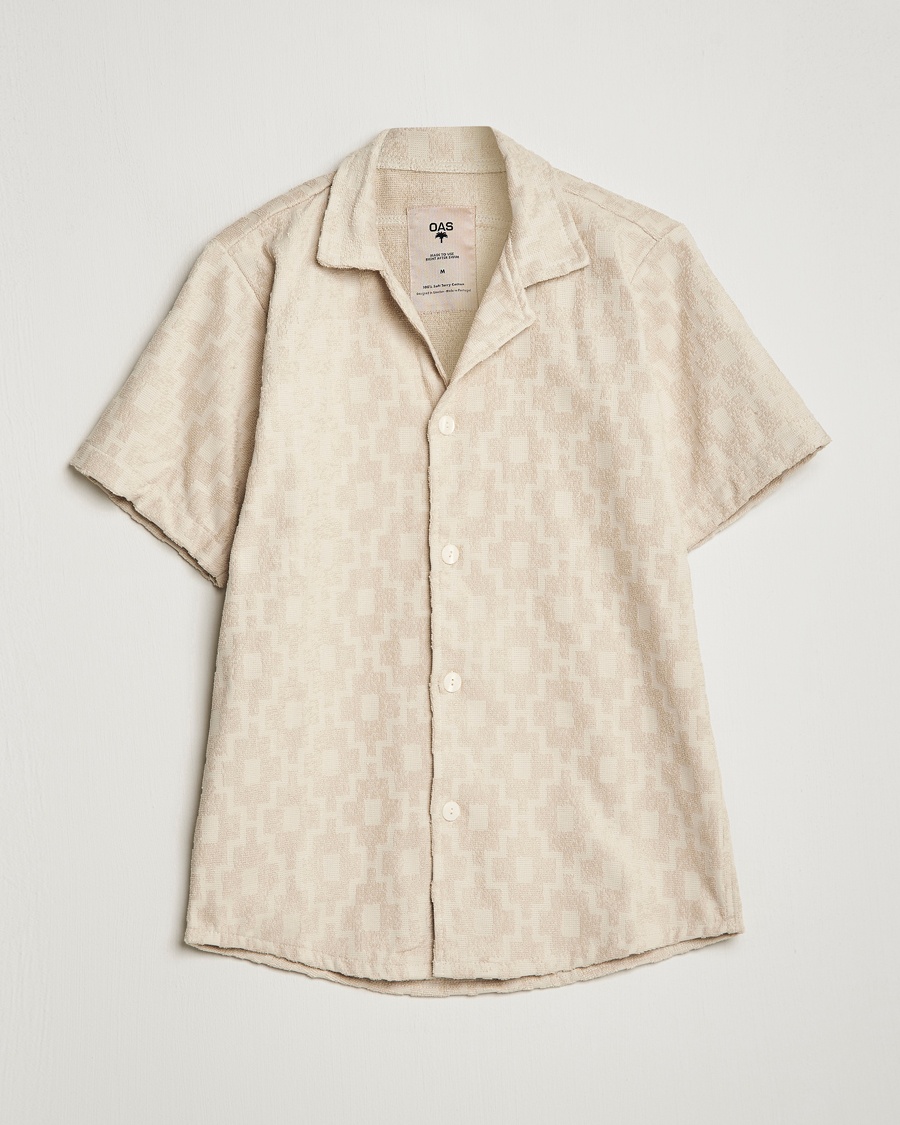 OAS Machu Terry Short Sleeve Shirt Beige – Beige