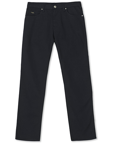 Herre | 5-Pocket-Trouser | Emporio Armani | Cotton 5-pocket Navy