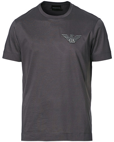  |  Short Sleeve Embroidered Logo T-Shirt Dark Grey