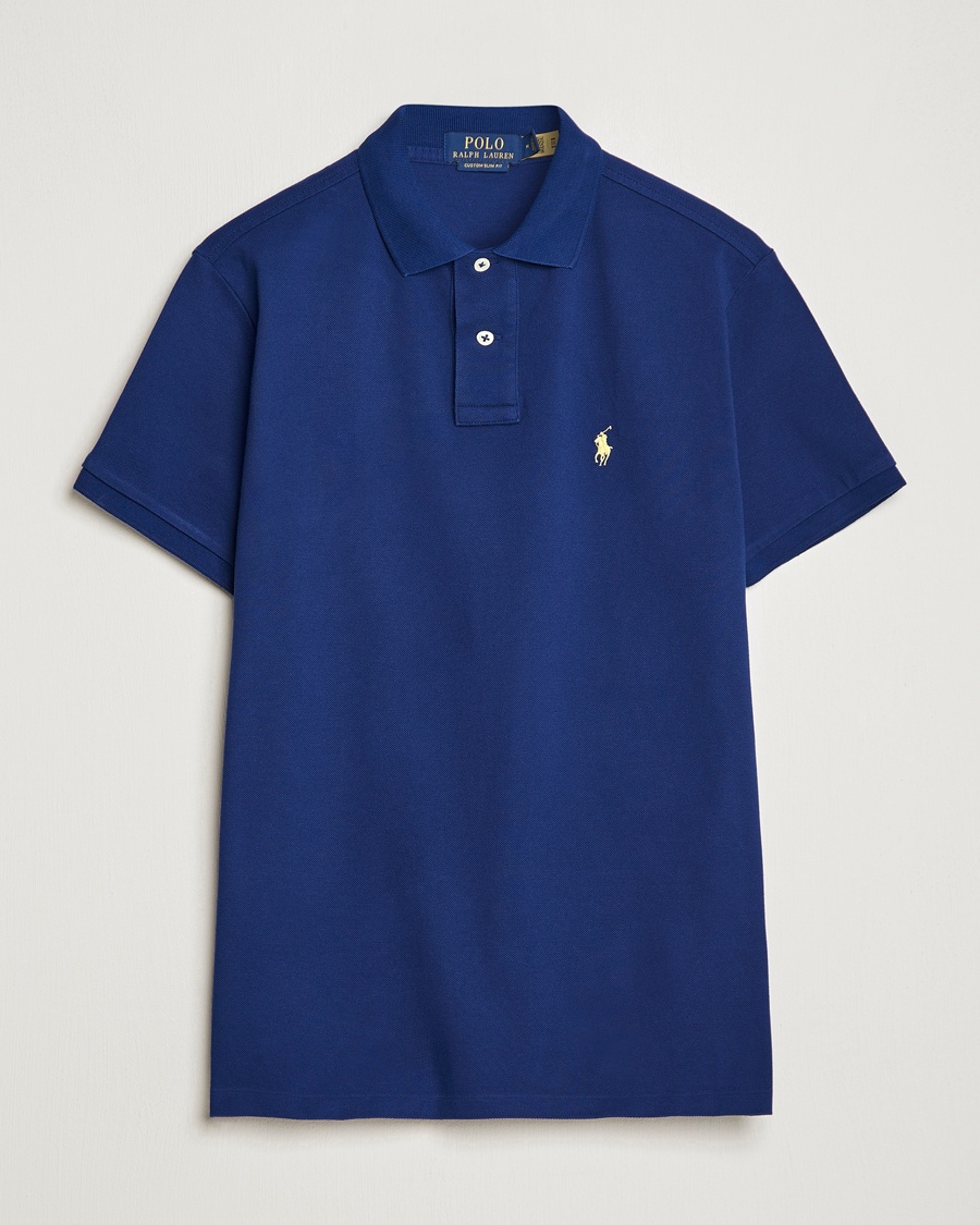 Herre | Pikéer | Polo Ralph Lauren | Custom Slim Fit Polo Fall Royal