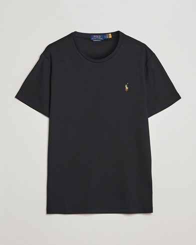 Herre | Kortermede t-shirts | Polo Ralph Lauren | Luxury Pima Cotton Crew Neck T-Shirt Black