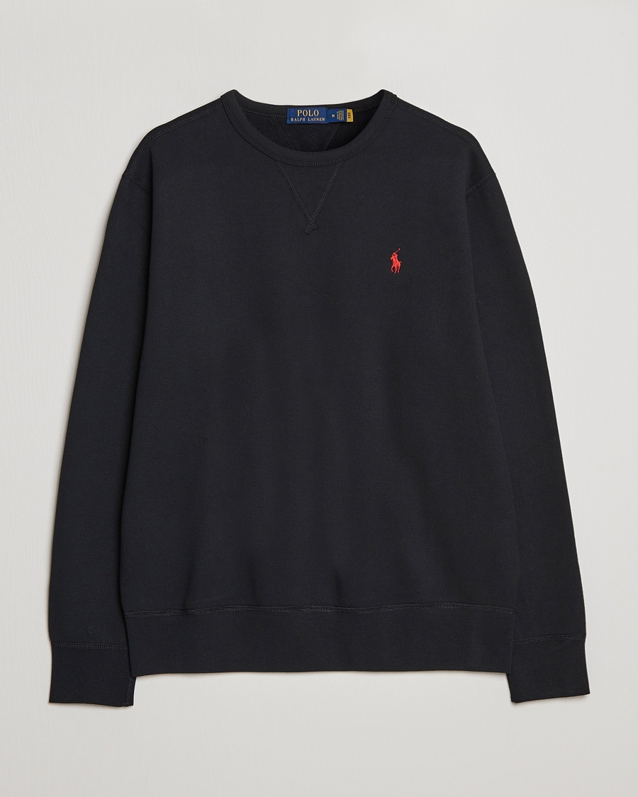 Polo Ralph Lauren Crew Neck Sweatshirt Polo Black – Svart