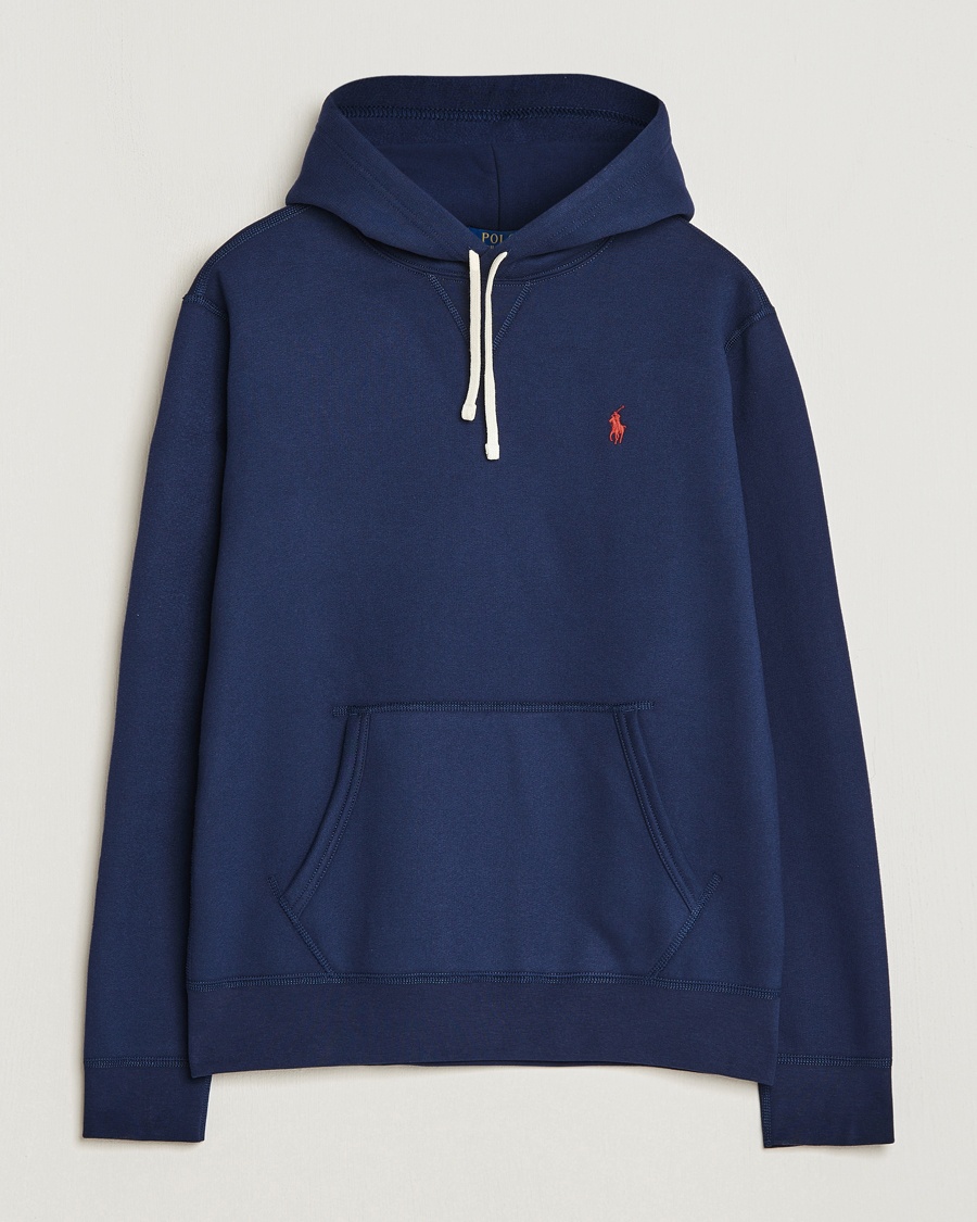 Polo Ralph Lauren RL Fleece Hoodie Cruise Navy – Blå