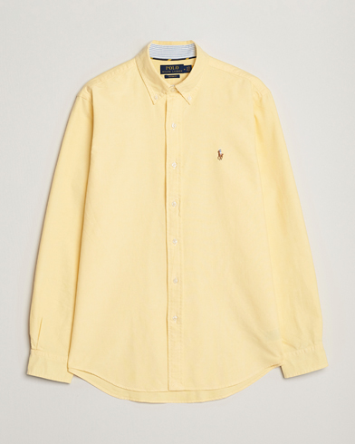 Herre | Oxfordskjorter | Polo Ralph Lauren | Custom Fit Oxford Button Down Shirt Yellow