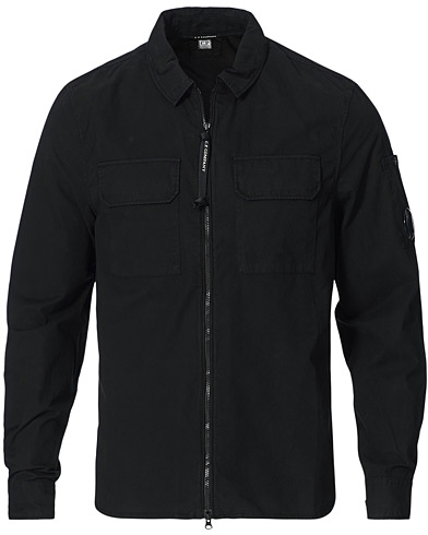  |  Garment Dyed Overshirt Black