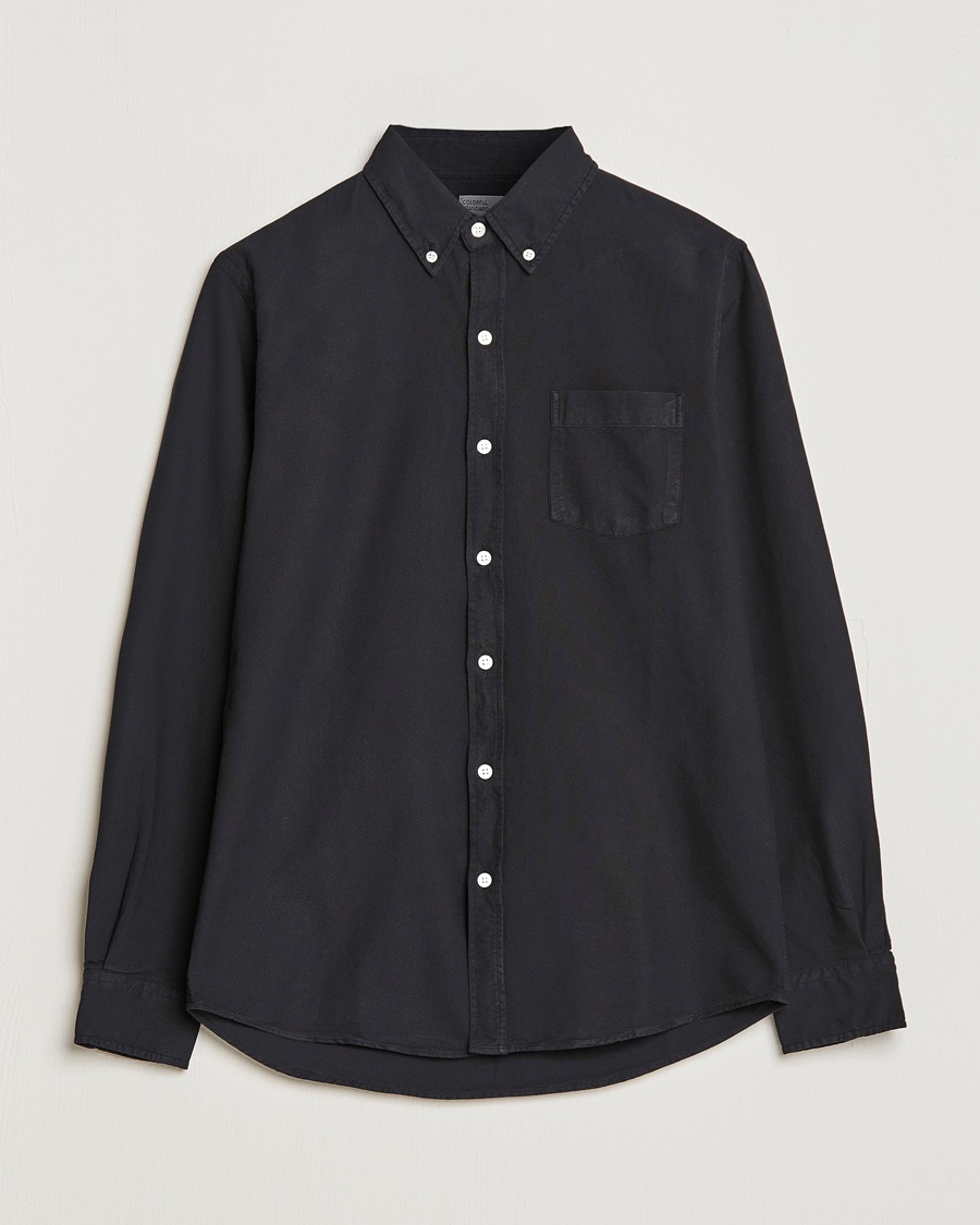 Herre | | Colorful Standard | Classic Organic Oxford Button Down Shirt Deep Black