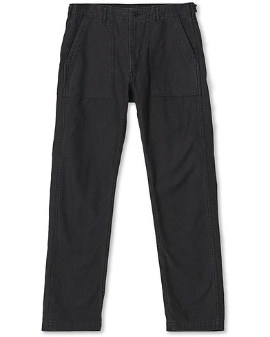 Herre |  | orSlow | Slim Fit Original Sateen Fatigue Pants Black