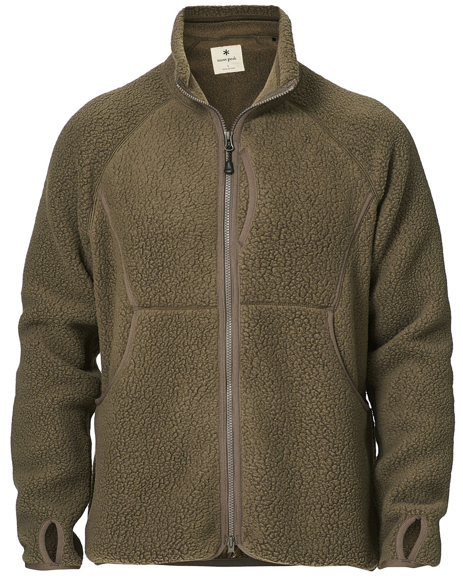 Snow Peak Thermal Boa Fleece Jacket Khaki