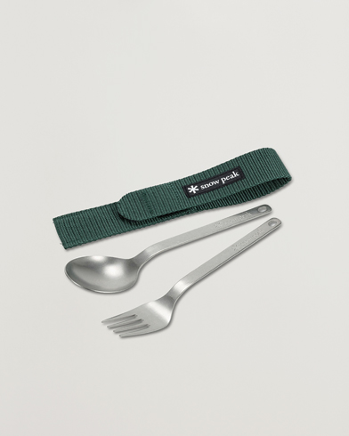 Japanese Department |  Fork & Spoon Set Titanium