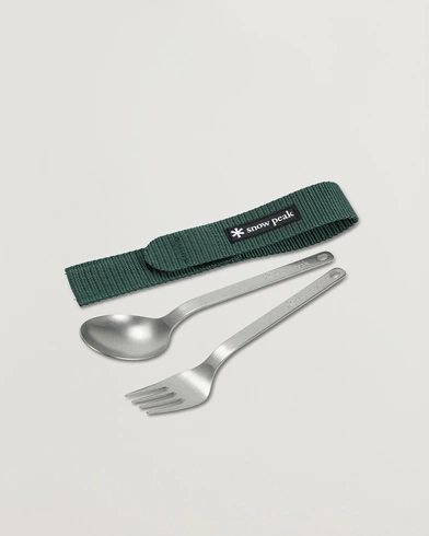 Herre | Japanese Department | Snow Peak | Fork & Spoon Set Titanium