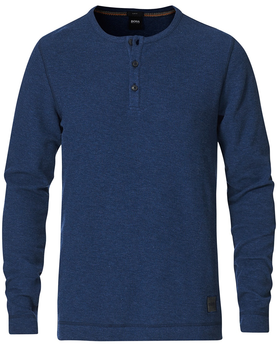 BOSS Casual Trix Fine Waffle Heather Dark Blue BOSS Casual Trix Fine Waffle Heather Dark Blue