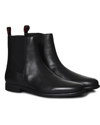 HUGO Kyron Leather Chelsea Boots Black