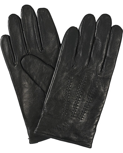 Hansker |  Hainz Leather Gloves Black