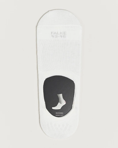 Herre |  | Falke | Casual High Cut Sneaker Socks White