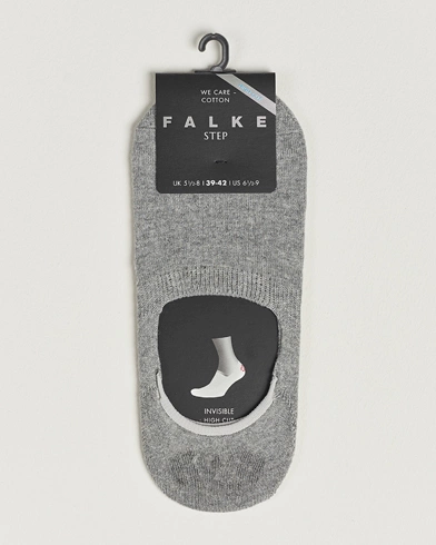 Herre |  | Falke | Casual High Cut Sneaker Socks Light Grey Melange