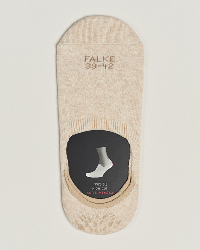 Herre | Undertøy | Falke | Casual High Cut Sneaker Socks Sand Melange